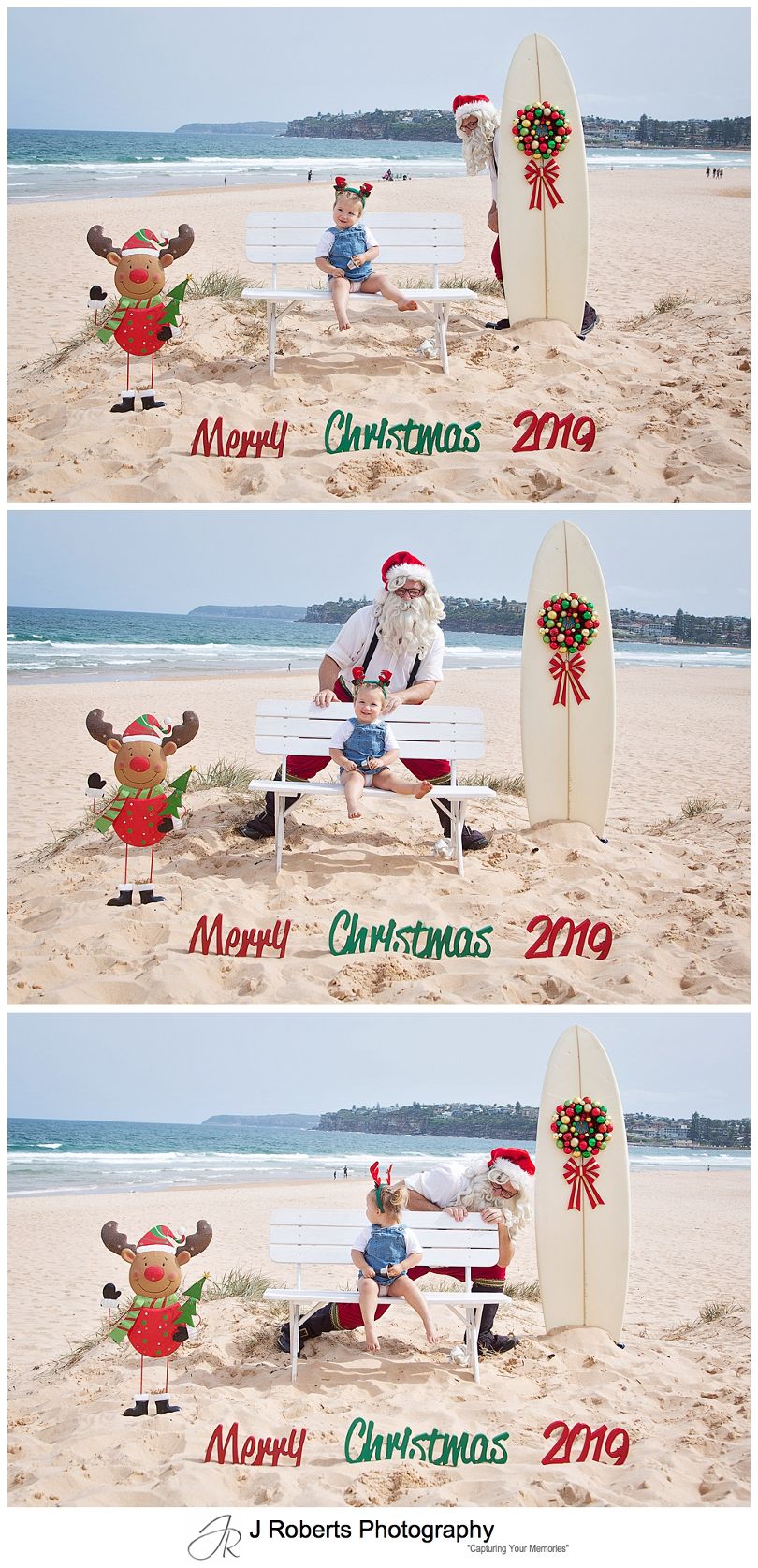 Aussie Santa at Long Reef Beach lots of fun with Santa 2019